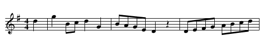 Right Foot, Left Foot - staff notation