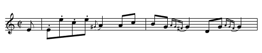 Right Honorable Lady Saltoun’s Reel, The - staff notation