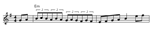 Rights of Man - staff notation