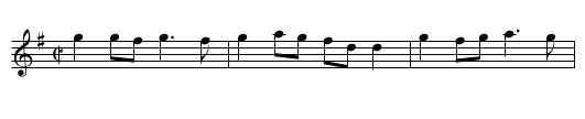 R'il Mh'or - staff notation