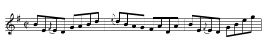 Riley's Reel - staff notation