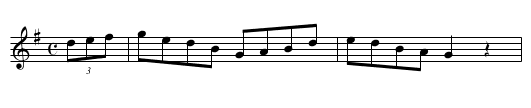 Rimmi Hornpipe - staff notation