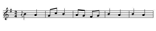 Ring O' Bells - staff notation