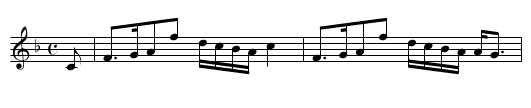 RINGAN'S ISLE - staff notation