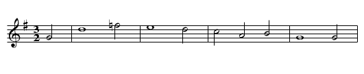 Ringeltanz - staff notation