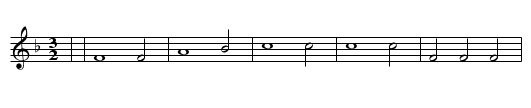 Ringeltanz - staff notation