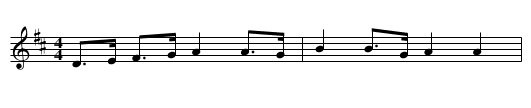 Ringländer från Sundsjö - staff notation