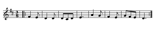 Río Verde - staff notation