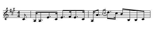 Ripe the ribs, a Strathspey - staff notation