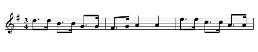 Ripple, The  - staff notation