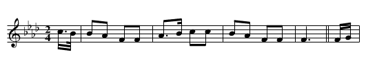 Rise up young William Reilly - staff notation