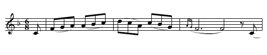 Ritournelle - staff notation