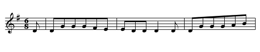 Ritter und Magd - staff notation