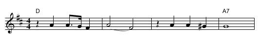 River of God - staff notation