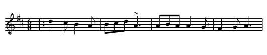 River of Ponds - staff notation