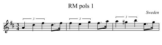 RM pols 1 - staff notation