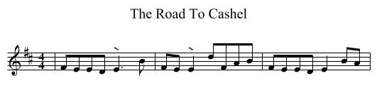 Road To Cashel, The  - staff notation