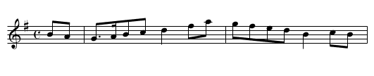 Road to Kilmallock - staff notation