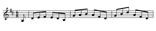 Road to the Glens - staff notation