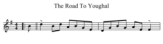 Road To Youghal, The  - staff notation