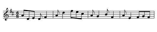 Roaring Jelly - staff notation