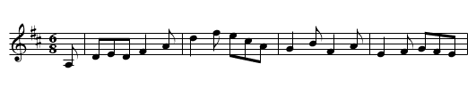 Roaring Jelly - staff notation