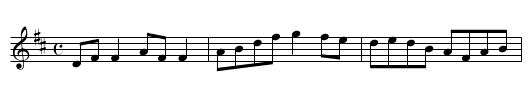Roaring Mary - staff notation