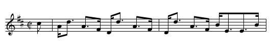 Roaring Rivie - staff notation