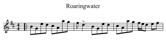 Roaringwater - staff notation
