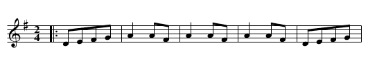 Roata Din Bihor - staff notation