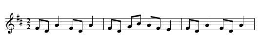 Rob Roy. GS.044 - staff notation