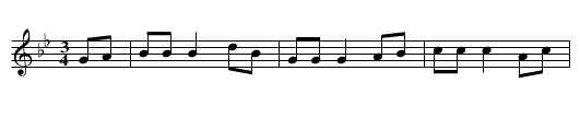 Robber, The - staff notation