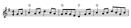 Roberston's Reel - staff notation