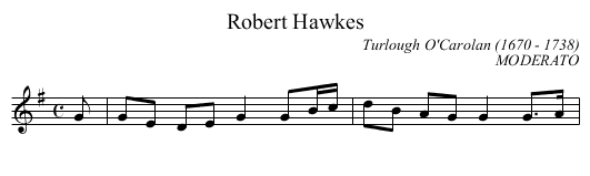 Robert Hawkes - staff notation