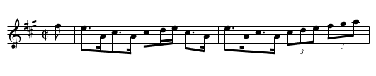 Robert Menzies - staff notation