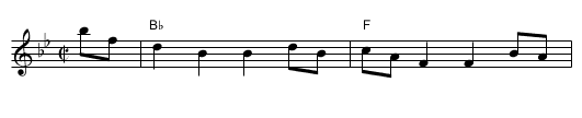 Robertson's Hornpipe - staff notation