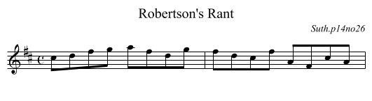 Robertson's Rant - staff notation