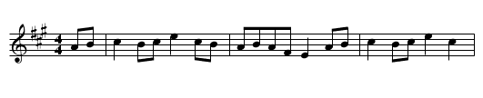 Robertson's Reel - staff notation
