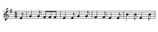 Robin Ddiog - staff notation