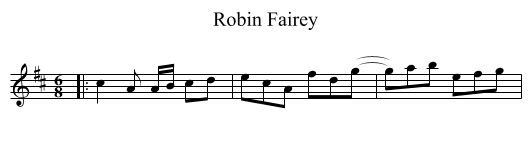 Robin Fairey - staff notation