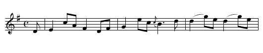 Robin Hood. WCl.42 - staff notation
