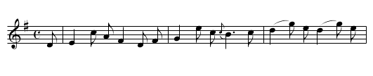 Robin Hood - staff notation