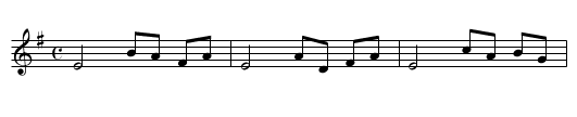 Robin - staff notation