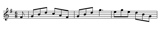 Robin's Nest [2] (jig) - staff notation