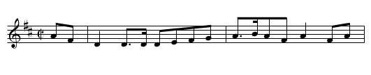 Robinson’s March - staff notation