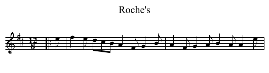 Roche's - staff notation