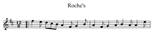 Roche's - staff notation