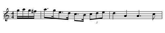 Rochester Schottische [3] - staff notation