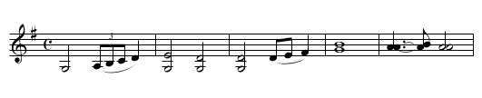 Rock Away - staff notation