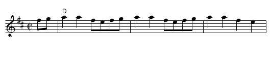 Rock the Cradle Joe - staff notation